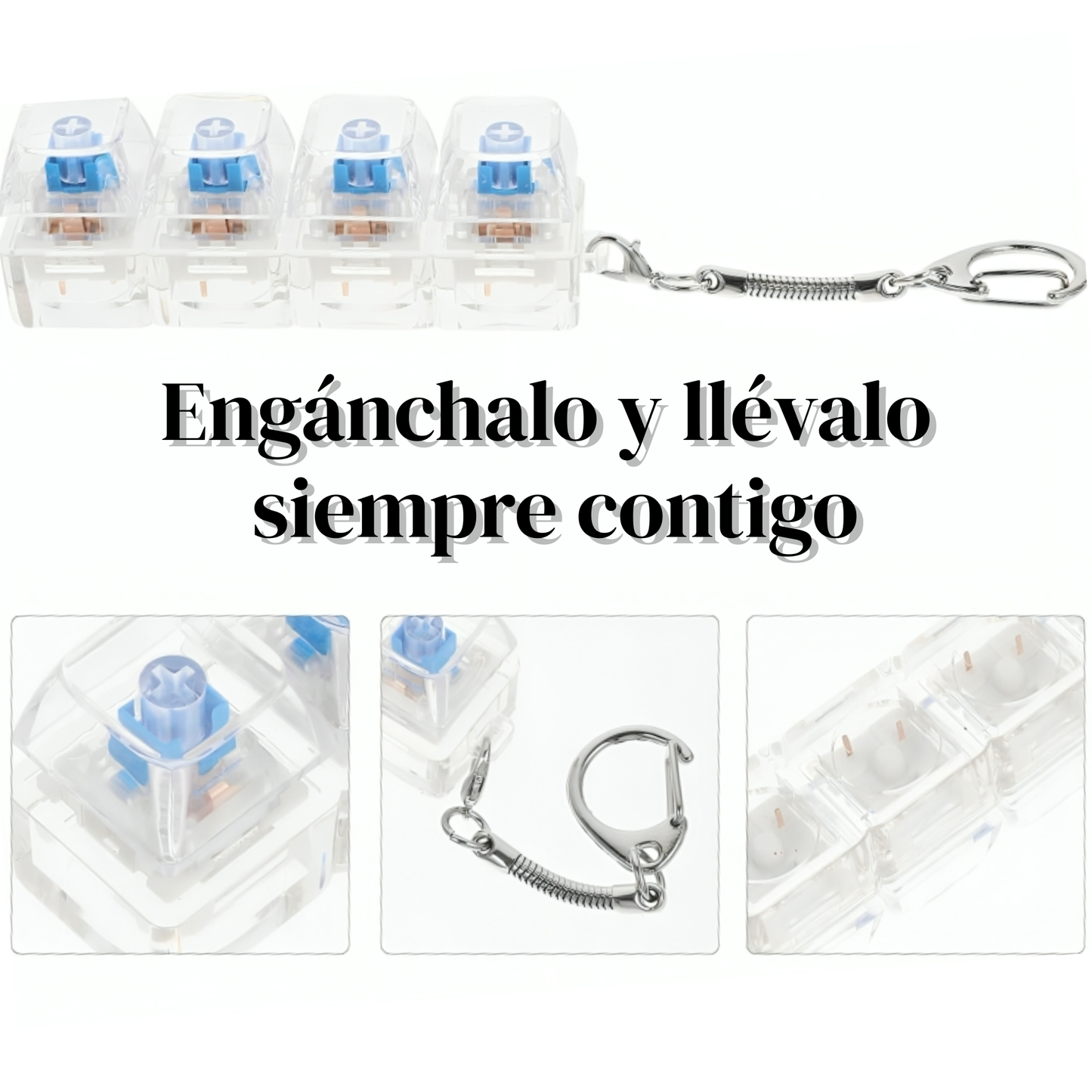 Llavero ASMR con Luz LED