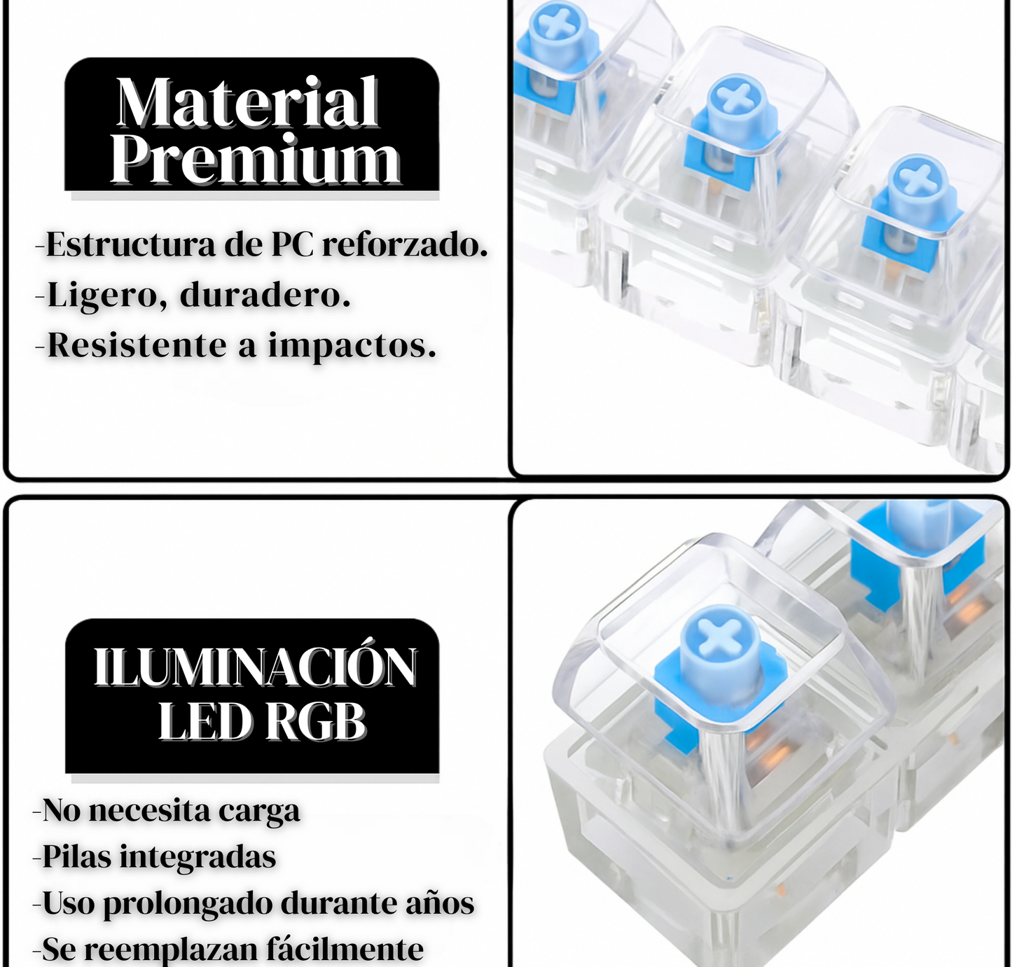 Llavero ASMR con Luz LED